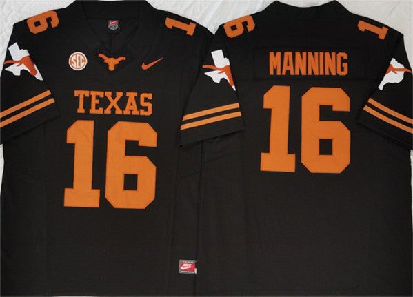 Peyton Manning Texas Longhorns black jersey