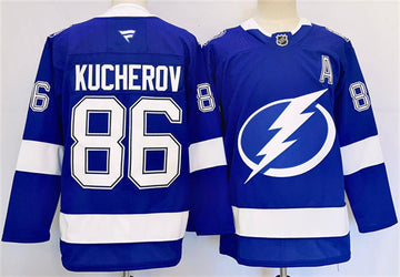 Nikita Kucherov Tampa Bay Lightning blue jersey