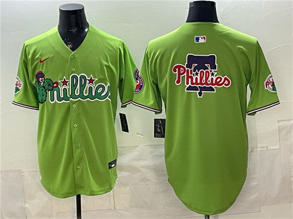 Team Big Logo Philadelphia Phillies green Limited jersey