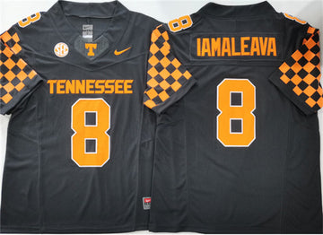 Nico Iamaleava Tennessee Volunteers black jersey