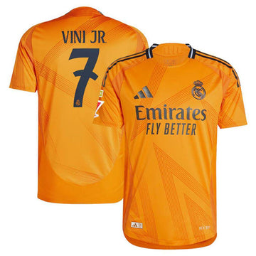 Vini Jr Real Madrid orange Away jersey