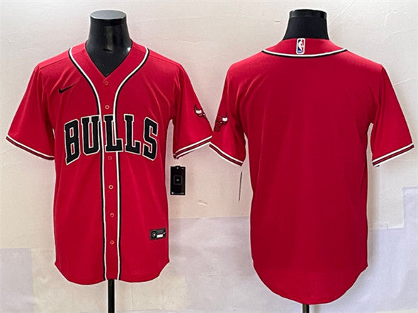 Custom Chicago Bulls red jersey