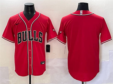 Custom Chicago Bulls red jersey