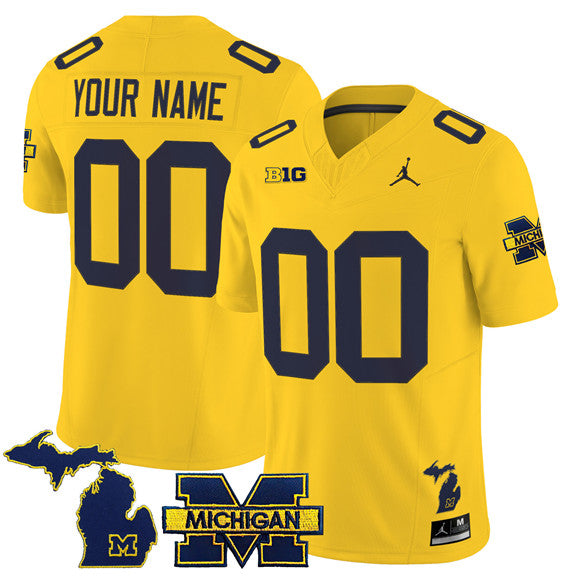 Custom Michigan Wolverines Vapor jersey