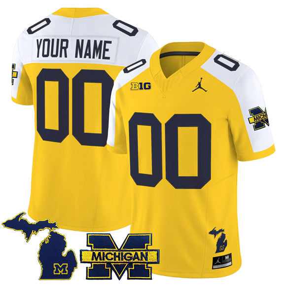 Custom Michigan Wolverines Vapor jersey