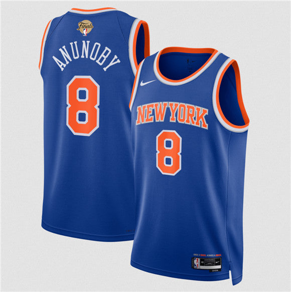 OG Anunoby New York Knicks blue jersey