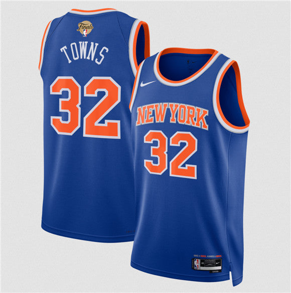 Karl-Anthony Towns New York Knicks blue jersey