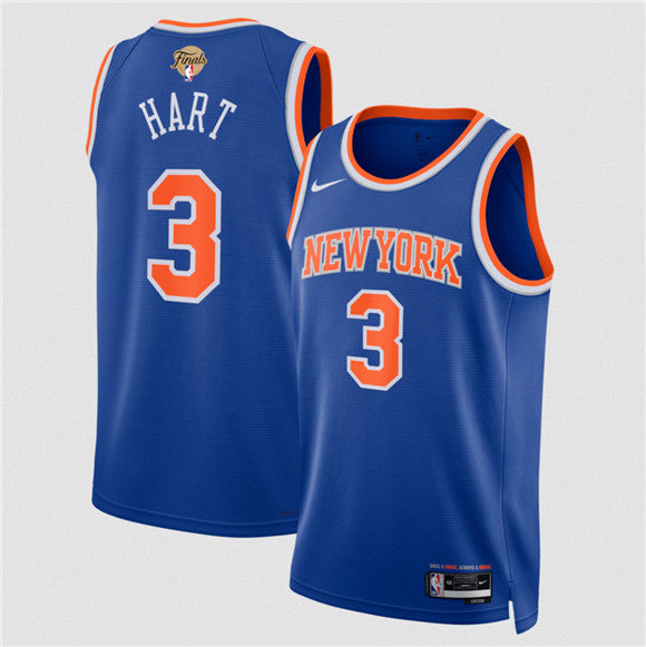 Josh Hart New York Knicks blue jersey