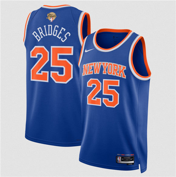 Mikal Bridges New York Knicks blue jersey