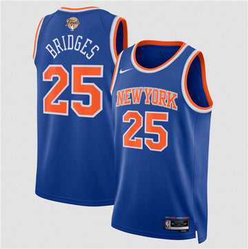 Mikal Bridges New York Knicks blue jersey
