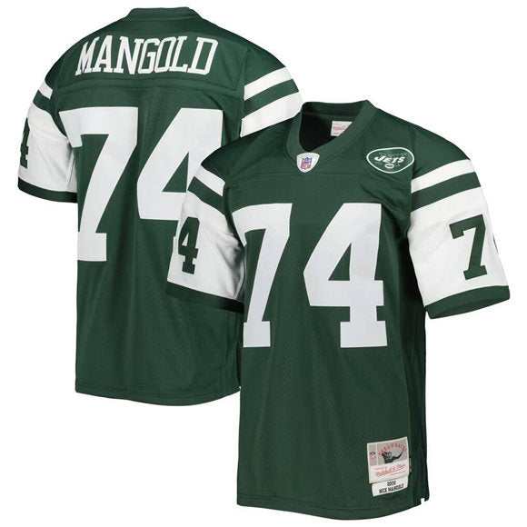 Nick Mangold New York Jets green jersey