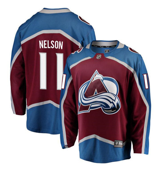 Brock Nelson Colorado Avalanche burgundy Home jersey