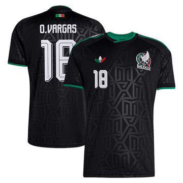 Obed Vargas Mexico National Team black jersey