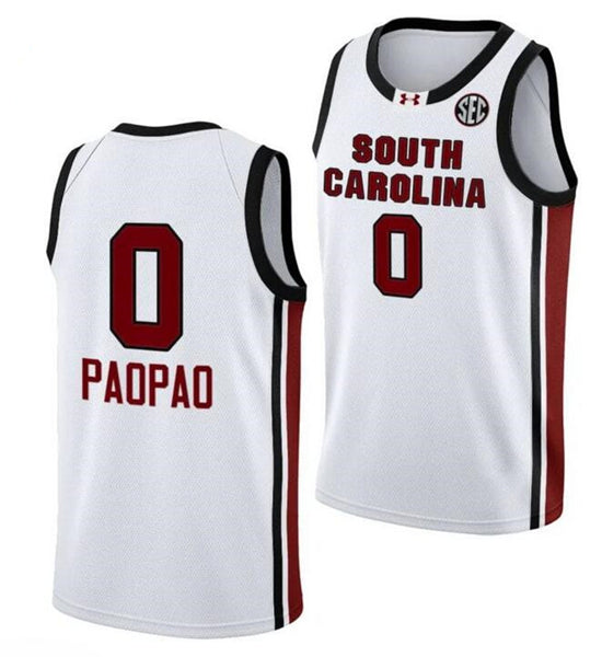Te Hina Paopao South Carolina Gamecocks white jersey