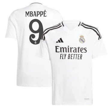 Kylian Mbappé Real Madrid white Home jersey