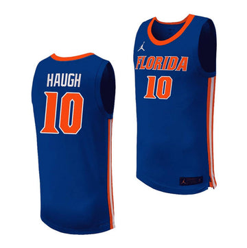 Thomas Haugh Florida Gators royal jersey
