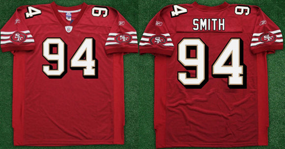 Custom San Francisco 49ers red jersey