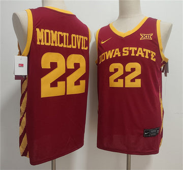 Milan Momcilovic Iowa State Cyclones maroon jersey