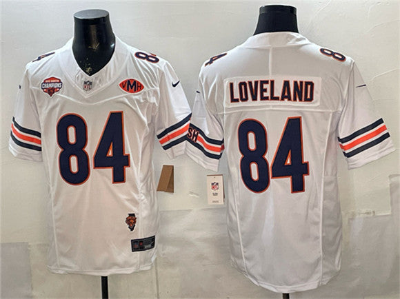 Colston Loveland Chicago Bears white Vapor jersey