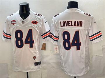 Colston Loveland Chicago Bears white Vapor jersey