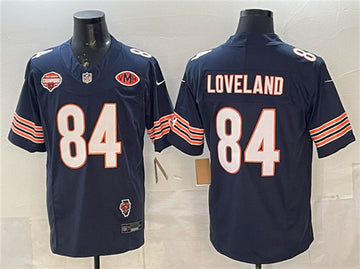 Colston Loveland Chicago Bears navy Vapor jersey