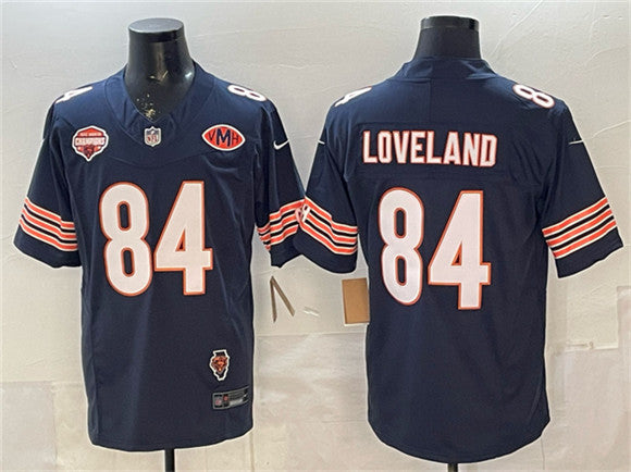 Colston Loveland Chicago Bears navy Vapor jersey