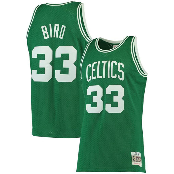 Larry Bird Boston Celtics green jersey