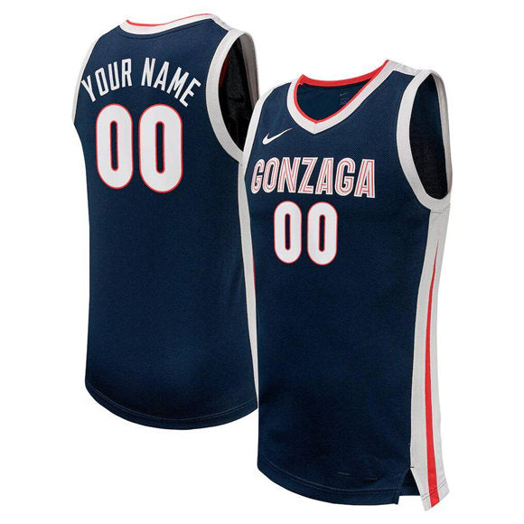 Custom Georgia Bulldogs navy jersey