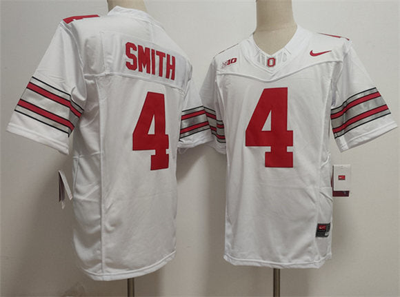 Jeremiah Smith Ohio State Buckeyes white Limited jersey