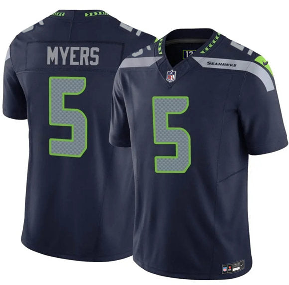 Jason Myers Seattle Seahawks navy Vapor jersey
