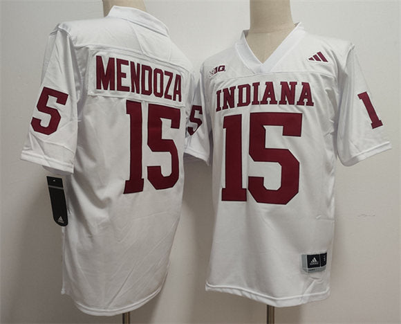 Fernando Mendoza Indiana Hoosiers white jersey