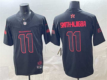 Jaxon Smith-Njigba Seattle Seahawks black Vapor jersey