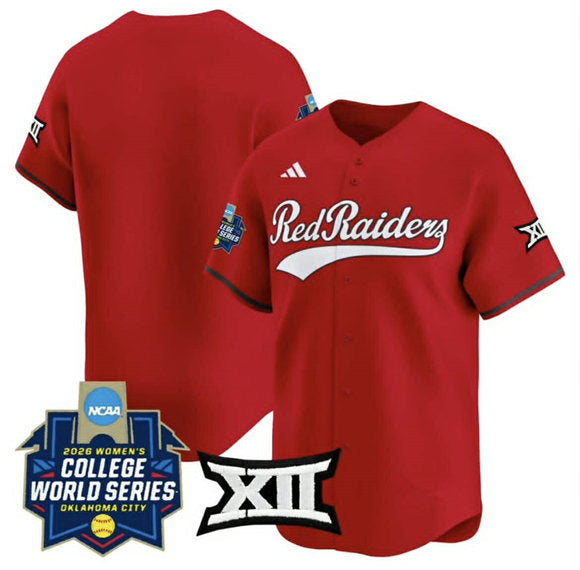 Custom Texas Tech Red Raiders red jersey