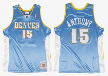Carmelo Anthony Denver Nuggets blue jersey