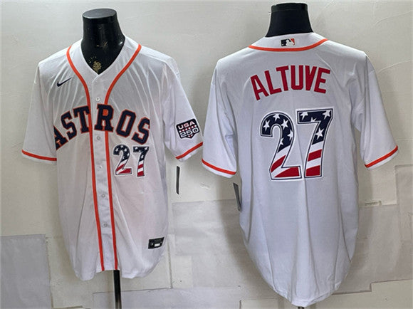 Jose Altuve Houston Astros white Home jersey
