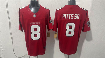 Kyle Pitts Sr Atlanta Falcons red Vapor jersey