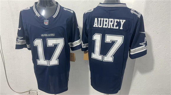 Brandon Aubrey Dallas Cowboys navy Vapor jersey