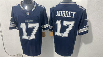 Brandon Aubrey Dallas Cowboys navy Vapor jersey