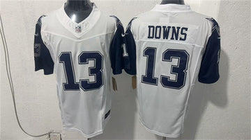 Caleb Downs Dallas Cowboys white Vapor jersey