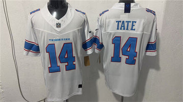 Carnell Tate Tennessee Titans white Vapor jersey