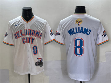 Jalen Williams Oklahoma City Thunder white Vapor jersey