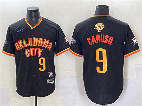Alex Caruso Oklahoma City Thunder black Vapor jersey