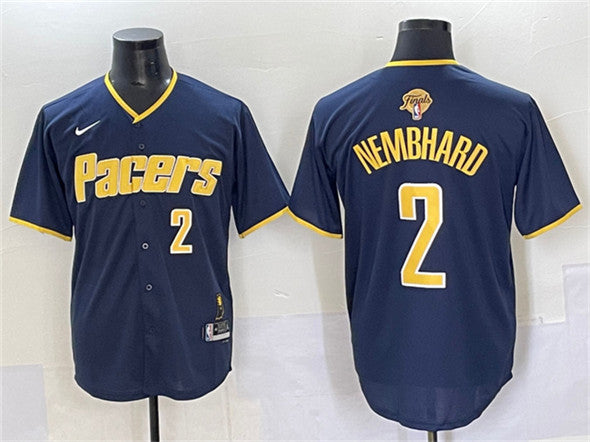 Andrew Nembhard Indiana Pacers navy Vapor jersey