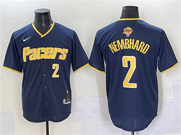 Andrew Nembhard Indiana Pacers navy Vapor jersey
