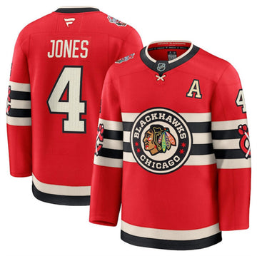 Seth Jones Chicago Blackhawks red Winter Classic jersey