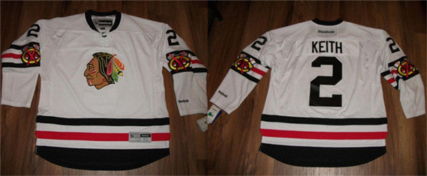 Duncan Keith Chicago Blackhawks white jersey