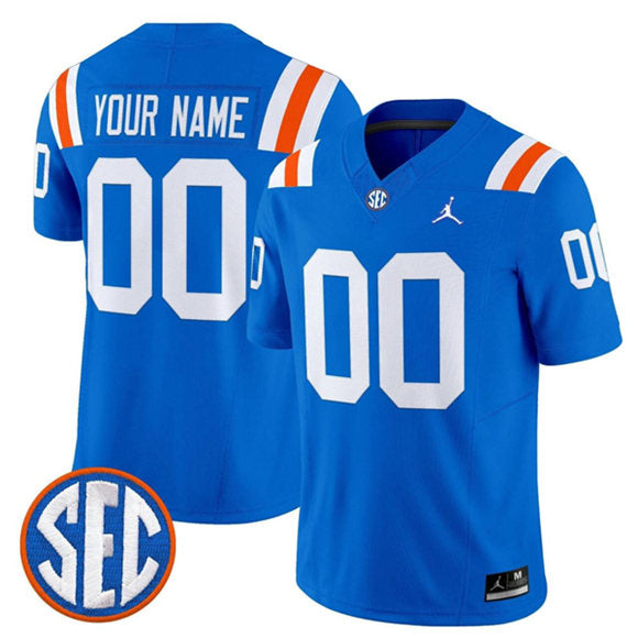Custom Florida Gators royal Limited jersey