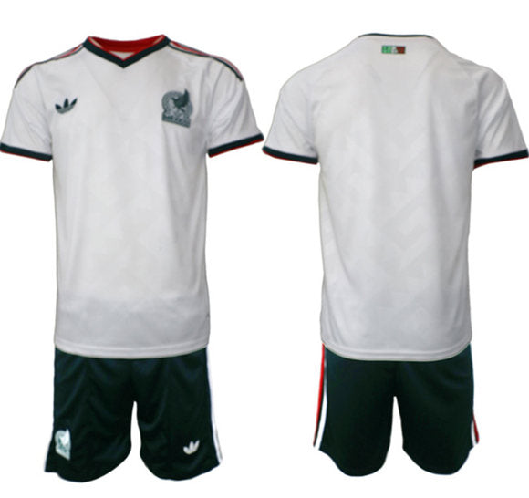 Custom Mexico National Team white Away jersey