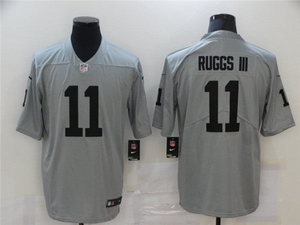 Custom Las Vegas Raiders gray Limited jersey