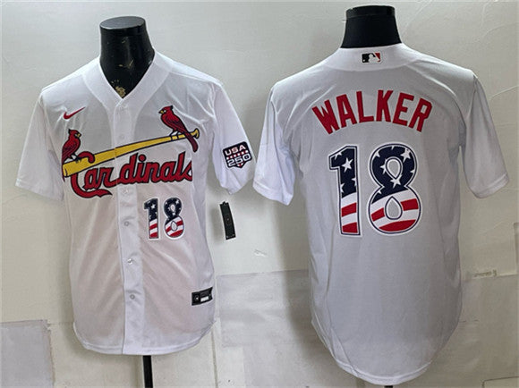 Jordan Walker St. Louis Cardinals white jersey